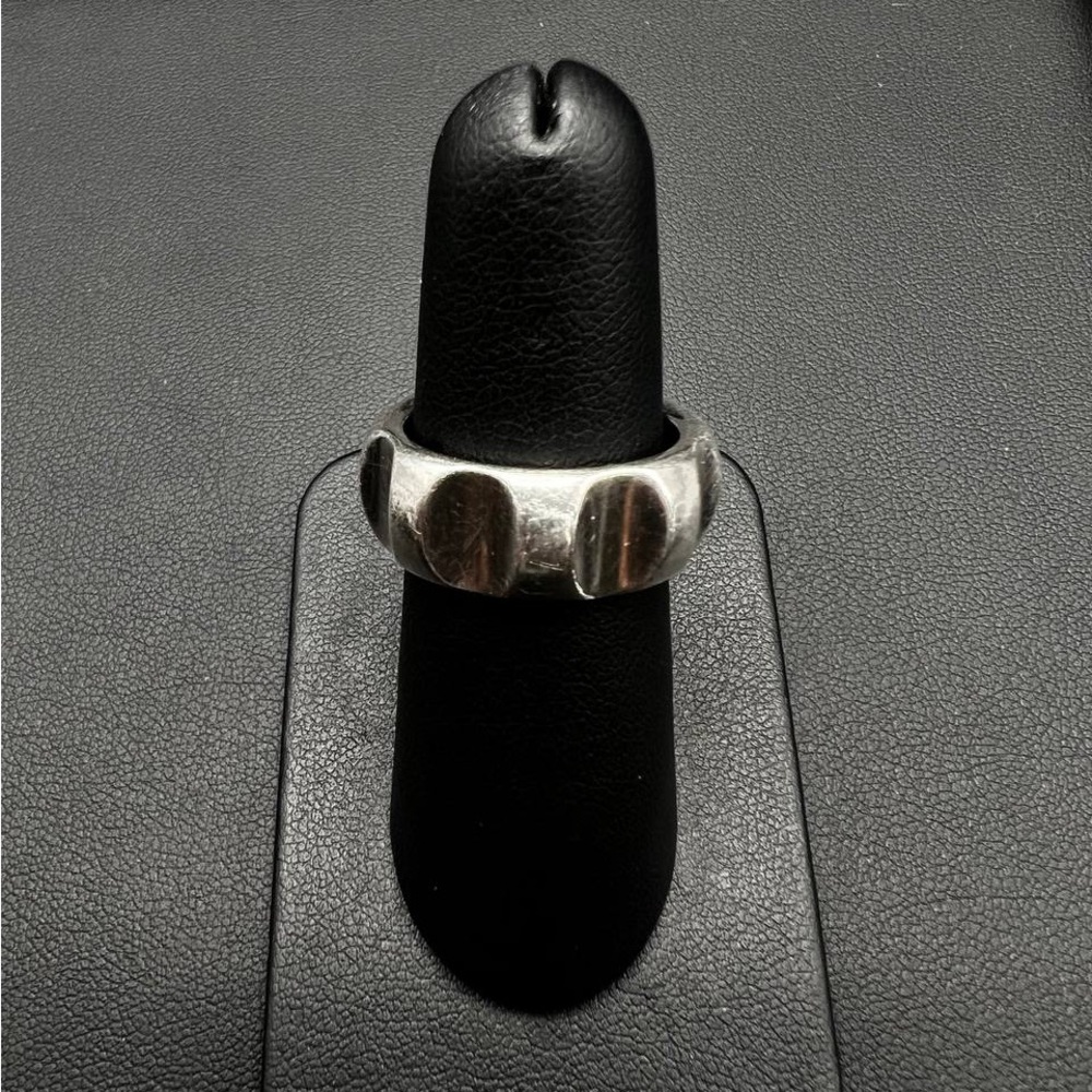 Vintage Tiffany & Co. Sterling Silver Paloma's Groove Ring 7.75-size